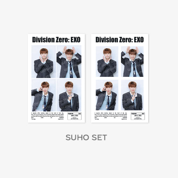 EXO 4Cut Photo Set 2026 SM ARTIST Seasons Greetings Official MD SUHO Ver - main image