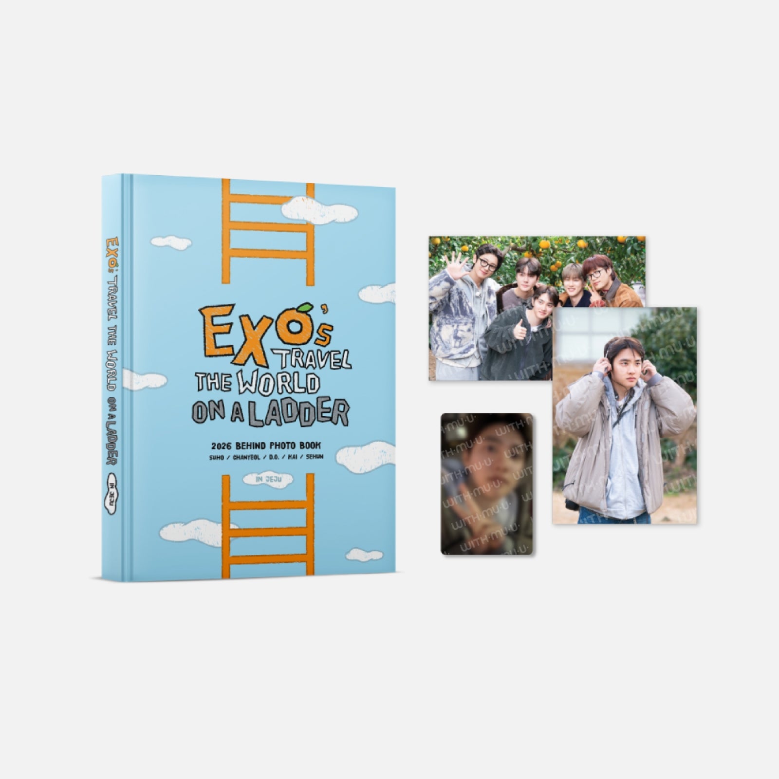 EXO Behind-the-Scenes Photobook 2026 EXOs Travel The World On A Ladder Official MD - Main Image