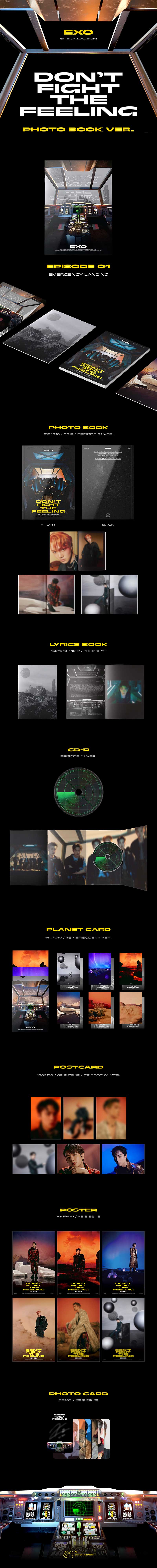 EXO - DON'T FIGHT THE FEELING [Special Album - Photobook Ver. 1]