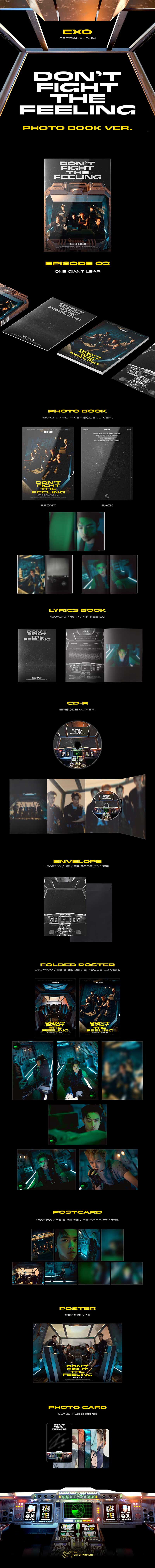 EXO - DON'T FIGHT THE FEELING [Special Album - Photobook Ver. 2]