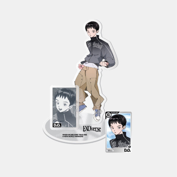 EXO Illustration Acrylic Stand Set EXOverse 2025 EXO FAN MEETING Official MD - Main Image