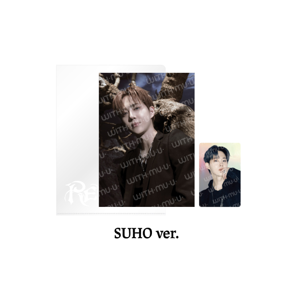 EXO Postcard and Hologram Photocard Set 2026 EXO POP UP REVERXE THE WORLD Official MD SUHO Ver - main image