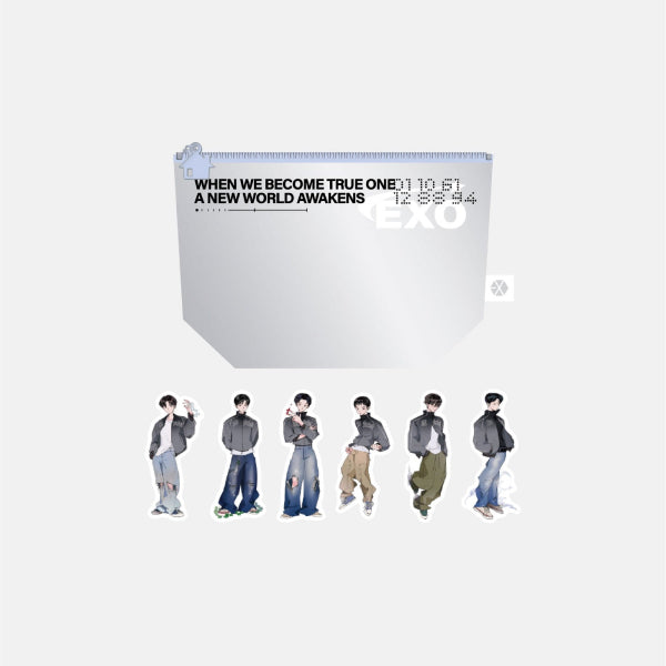 EXO Pouch Sticker Set EXOverse 2025 EXO FAN MEETING Official MD - Main Image