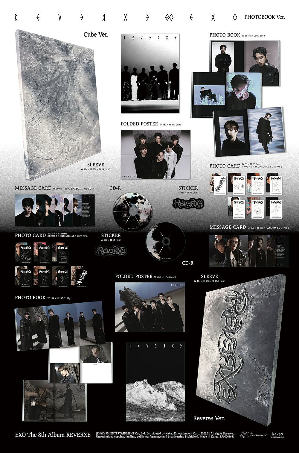 EXO - REVERXE [8th Album - Photobook Ver.] gallery image 1