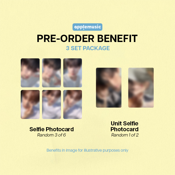 FLARE U YOUTH ERROR 1st Mini Album Diary Ver - Apple Music Set POBs