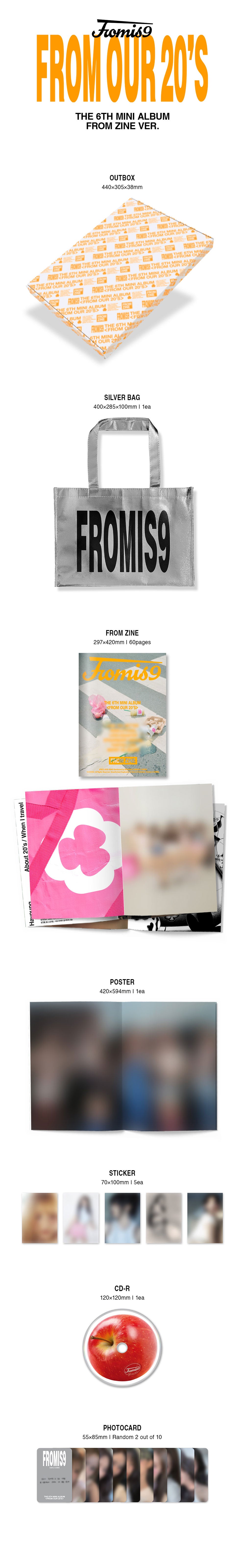 fromis_9 From Our 20s アルバム　FROM ZINE 未開封 fromis_9 - From Our 20's [6th Mini Album - From Zine Ver
