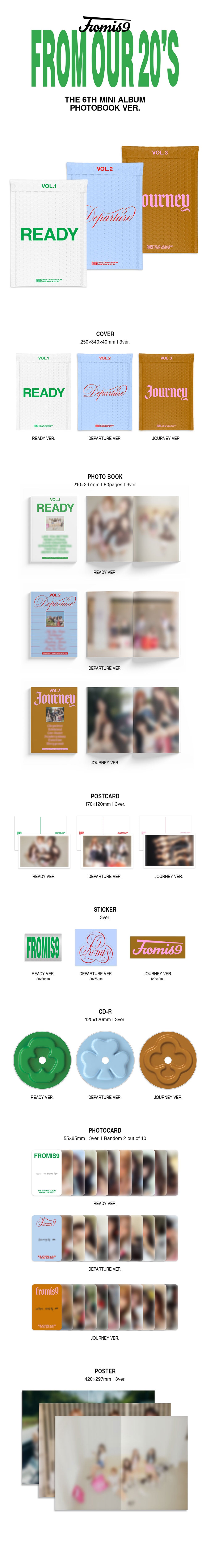 fromis_9 - From Our 20’s [6th Mini Album - Photobook Ver.]