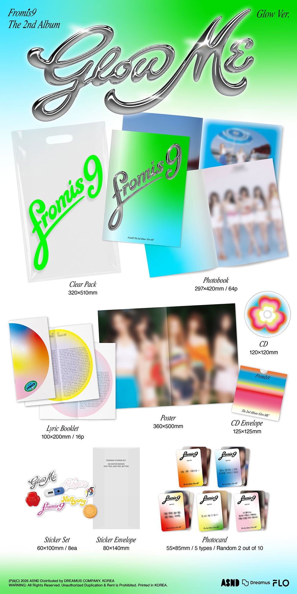 fromis_9 - Glow ME [2nd Album - Glow Ver.] gallery image 1
