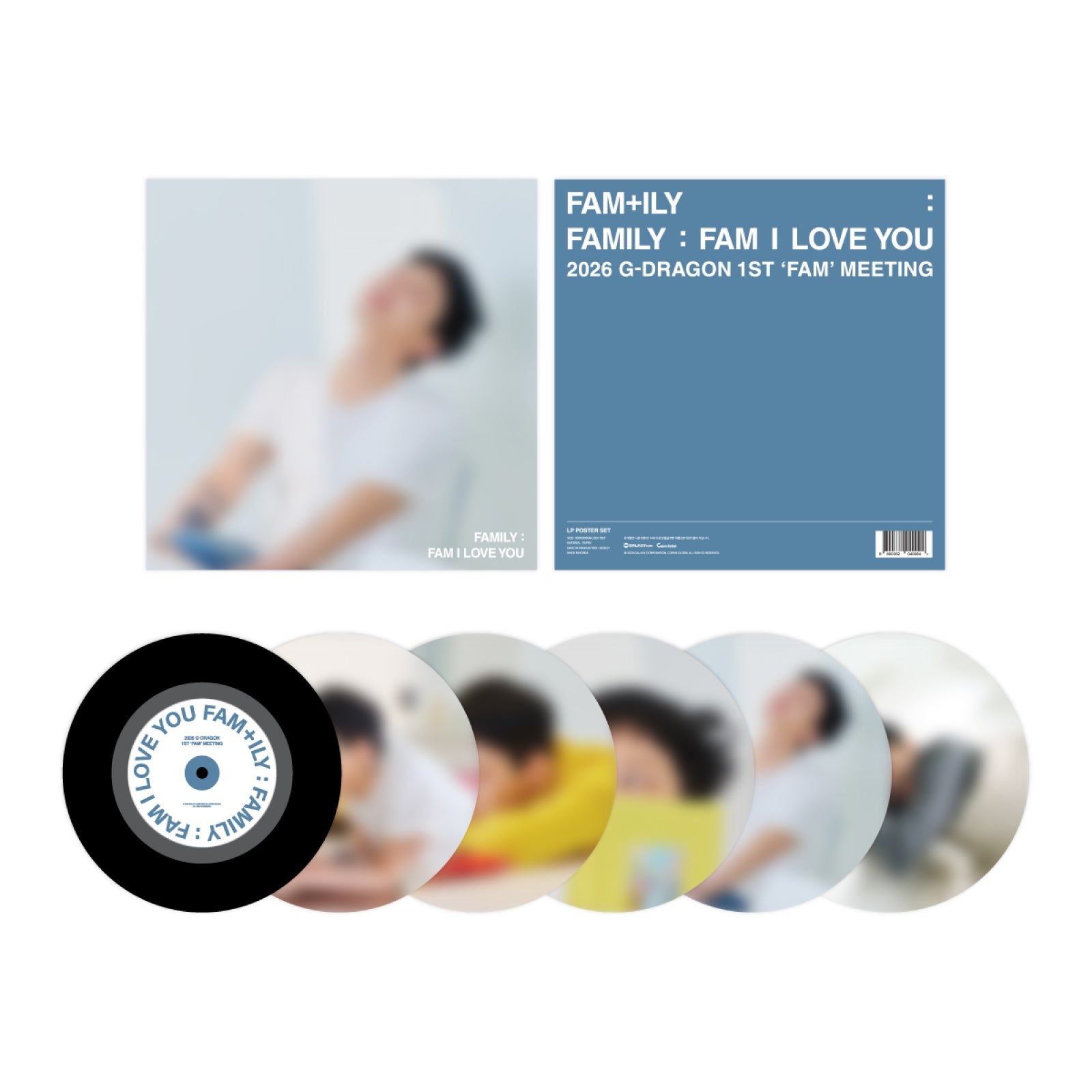 G-DRAGON LP Poster Set 2026 FAM MEETING FAMILY FAMILY FAM I LOVE YOU Official MD - Main Image