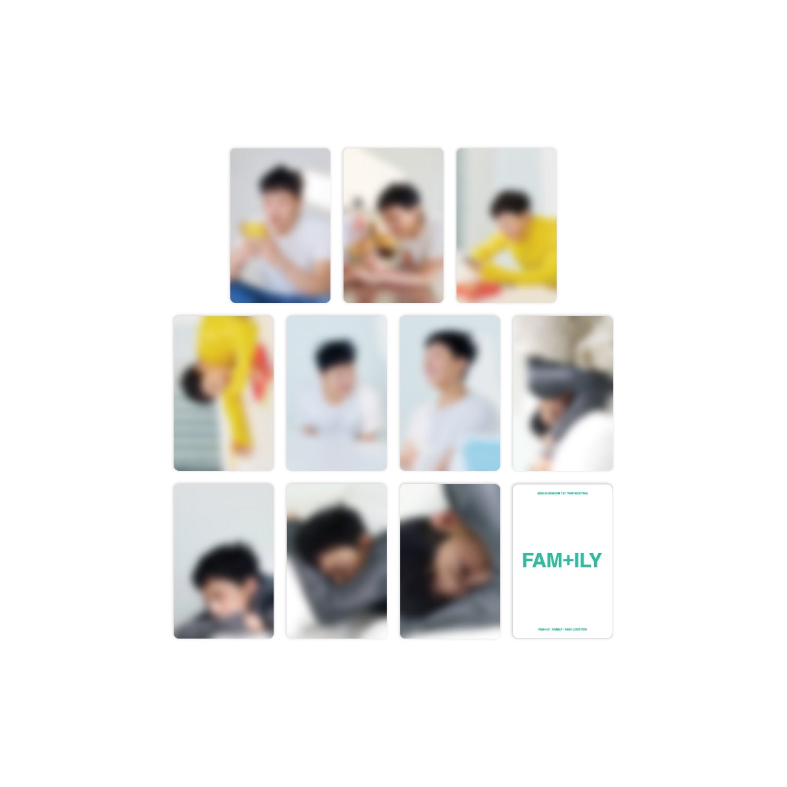 G-DRAGON Photocard Pack 2026 FAM MEETING FAMILY FAMILY FAM I LOVE YOU Official MD - Main Image