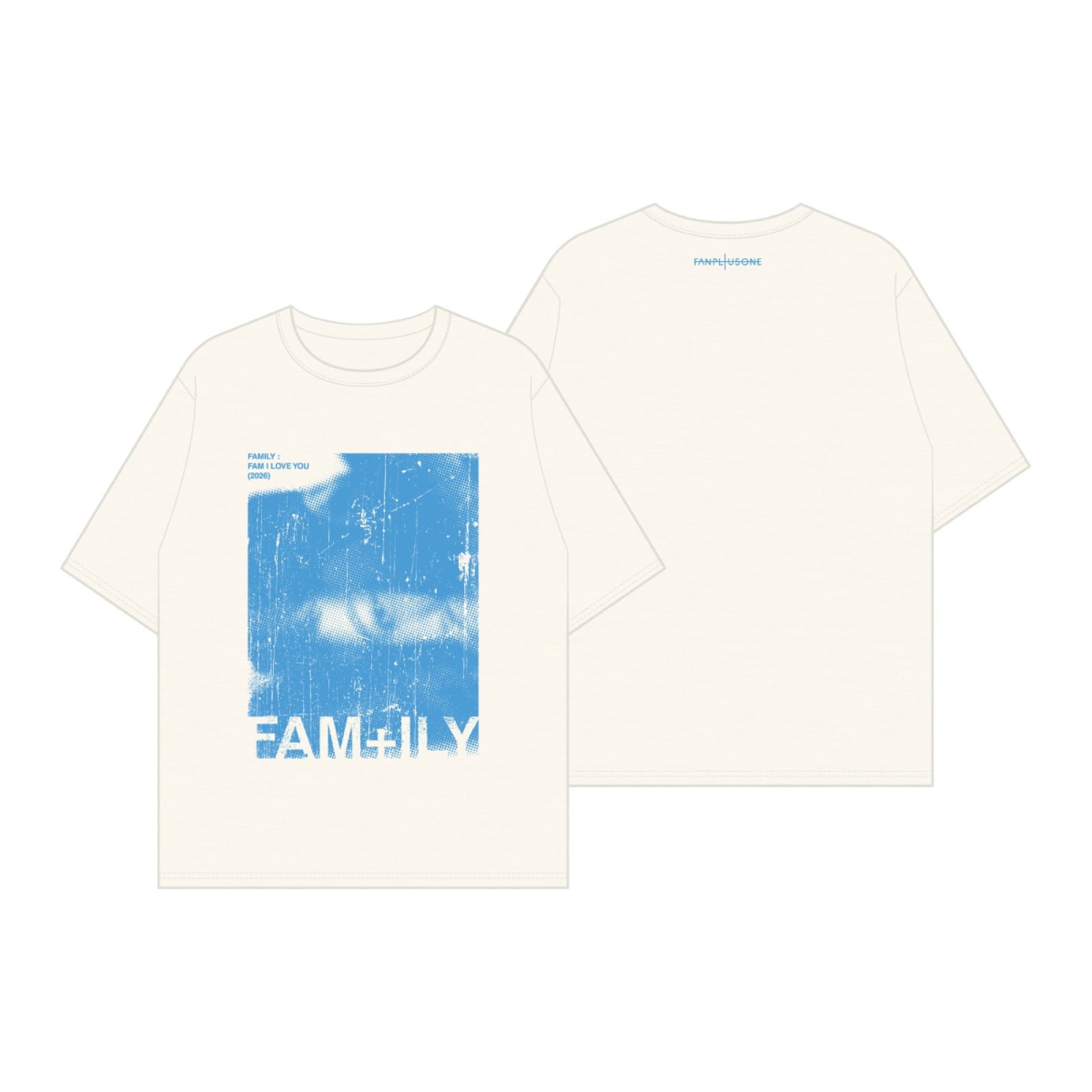 G-DRAGON T-Shirt 2026 FAM MEETING FAMILY FAMILY FAM I LOVE YOU Official MD - Main Image