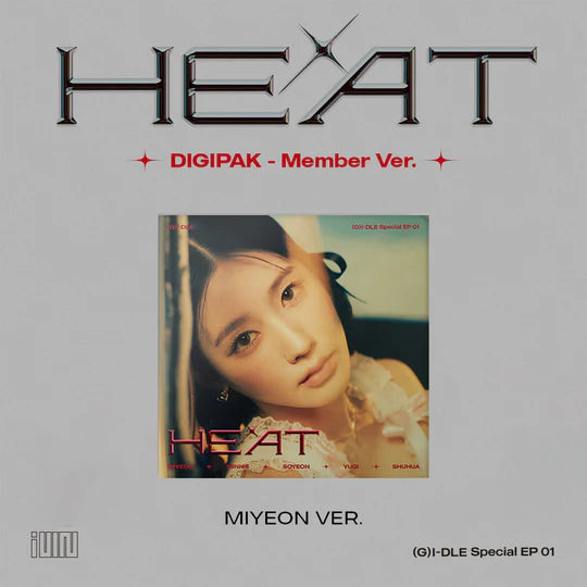 GI-DLE HEAT Special Album - Member Digipack Version - MIYEON version