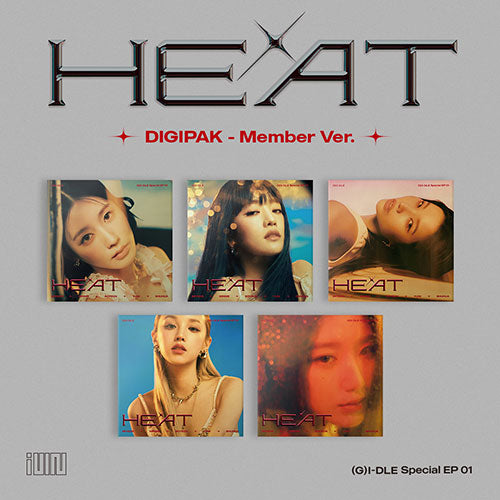 GI-DLE HEAT Special Album - Member Digipack Version - 5 variations main image