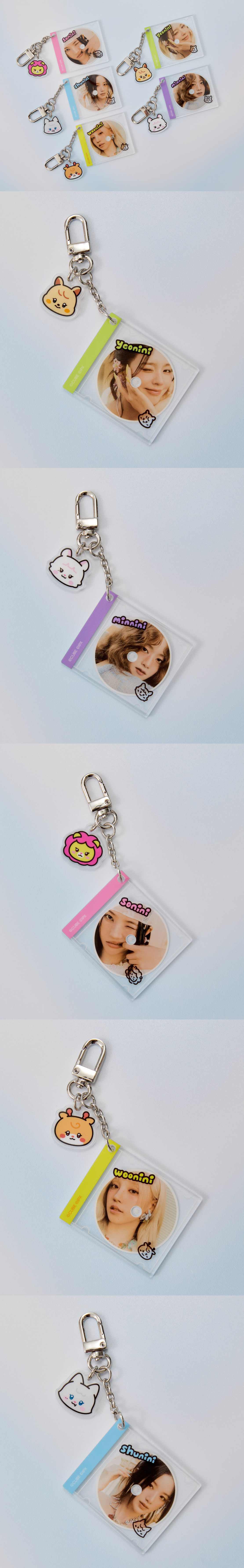 (G)I-DLE - Minini Acrylic Keyring [KLAXON POP-UP Official MD]