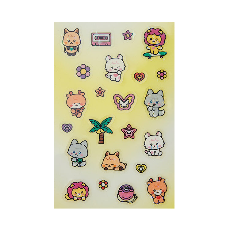 G-IDLE Minini Clear Sticker B Ver KLAXON Official MD - main image 1