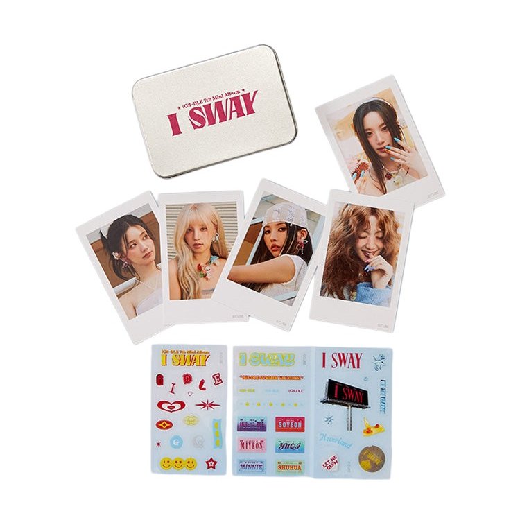 G-IDLE Tin Case Polaroid Set KLAXON Official MD - main image 2