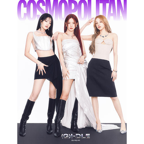 GI DLE Cover COSMOPOLITAN March 2024 - A Version MINNIE MIYEON YUQI main image