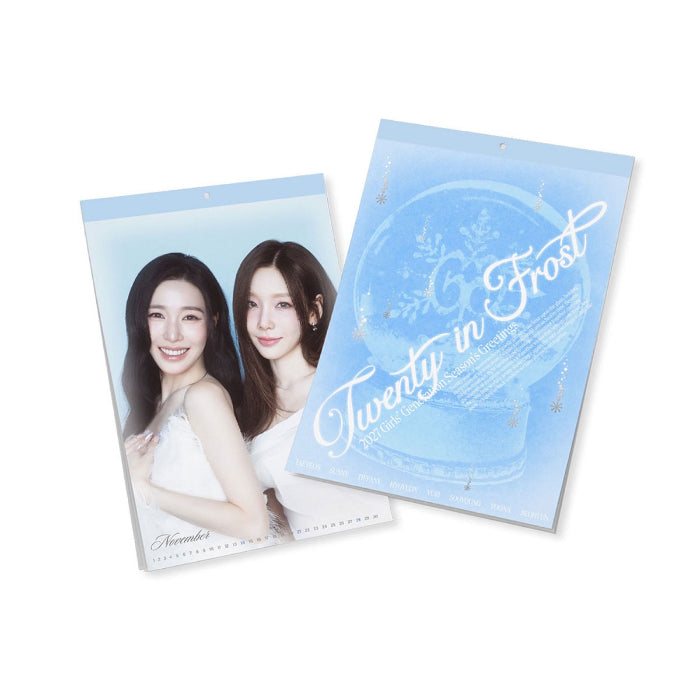 Girls Generation 2027 Seasons Greetings Wall Calendar Twenty in Frost - main image