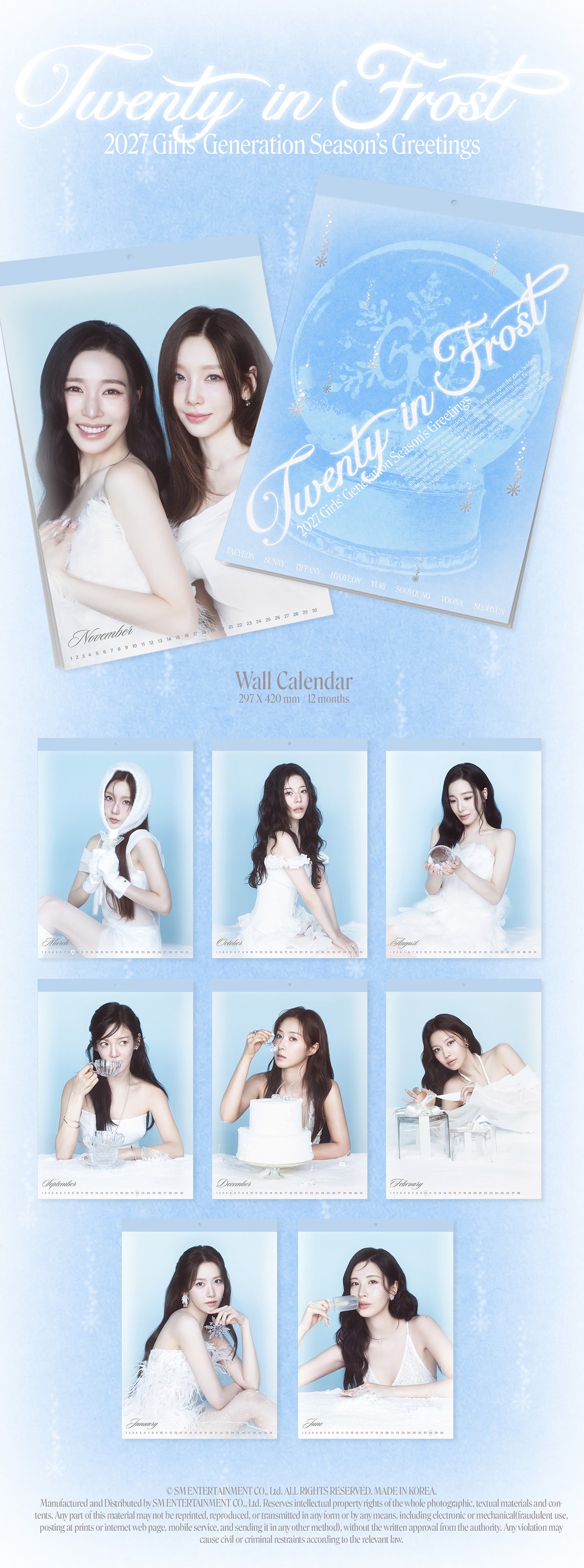[PRE-ORDER] Girls' Generation - 2027 Season's Greetings Set [Twenty in Frost] gallery image 2