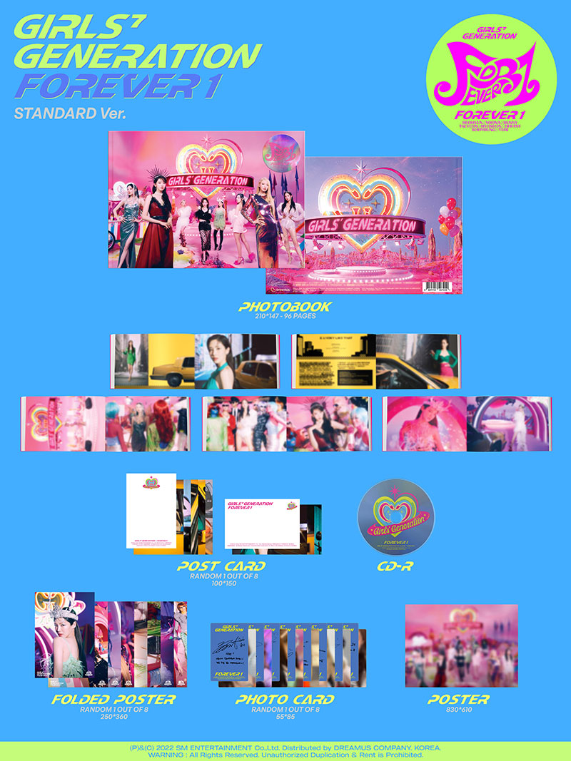 Girls' Generation (SNSD) - FOREVER 1 [7th Album - STANDARD Ver.]