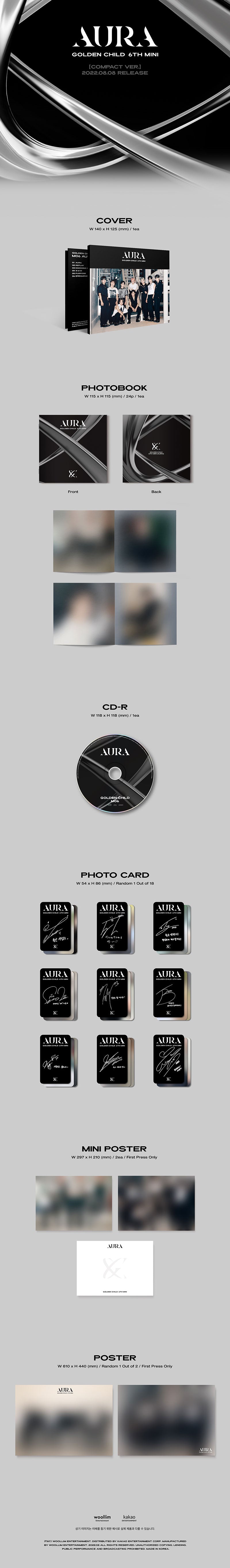 Golden Child - AURA [6th Mini Album - Compact Ver.]