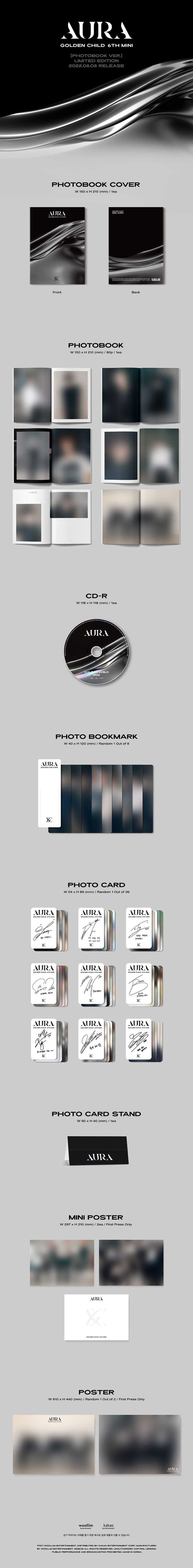 Golden Child - AURA [6th Mini Album - Photobook Ver.]