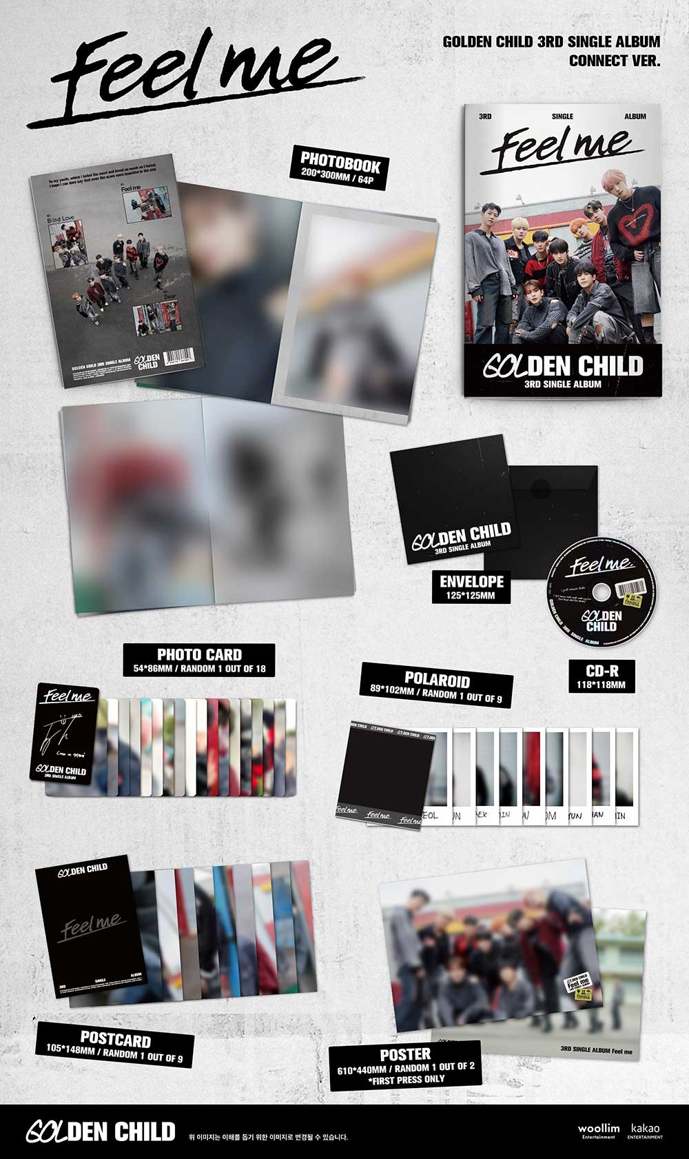 Golden Child - Feel Me [1st Single Album] gallery image 1