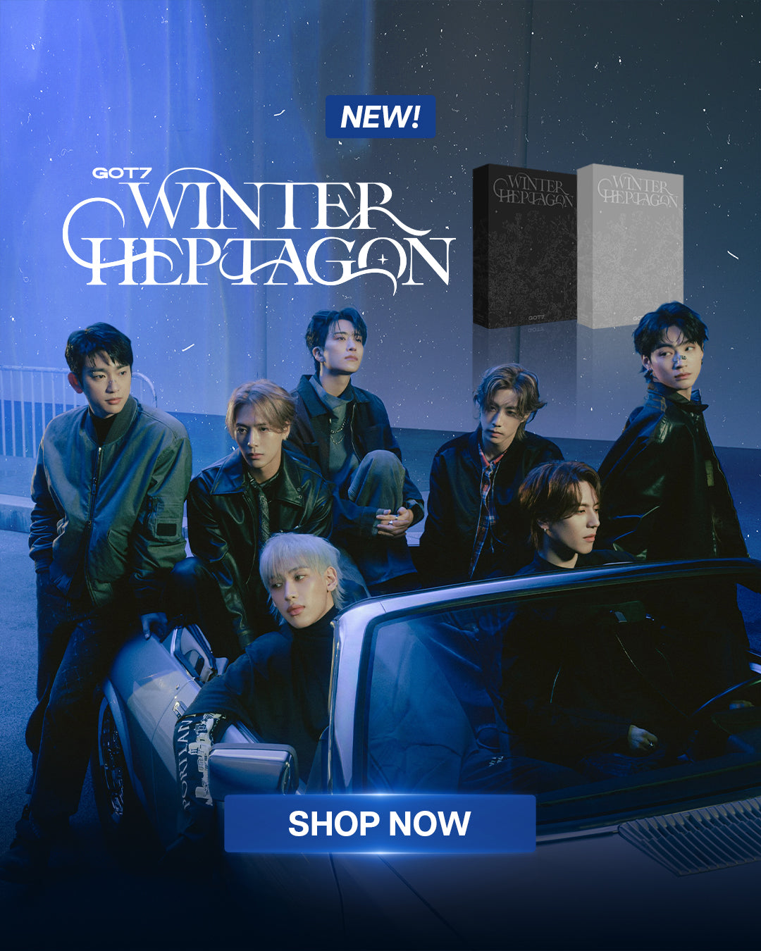 GOT7 Winter Heptagon Mobile Banner