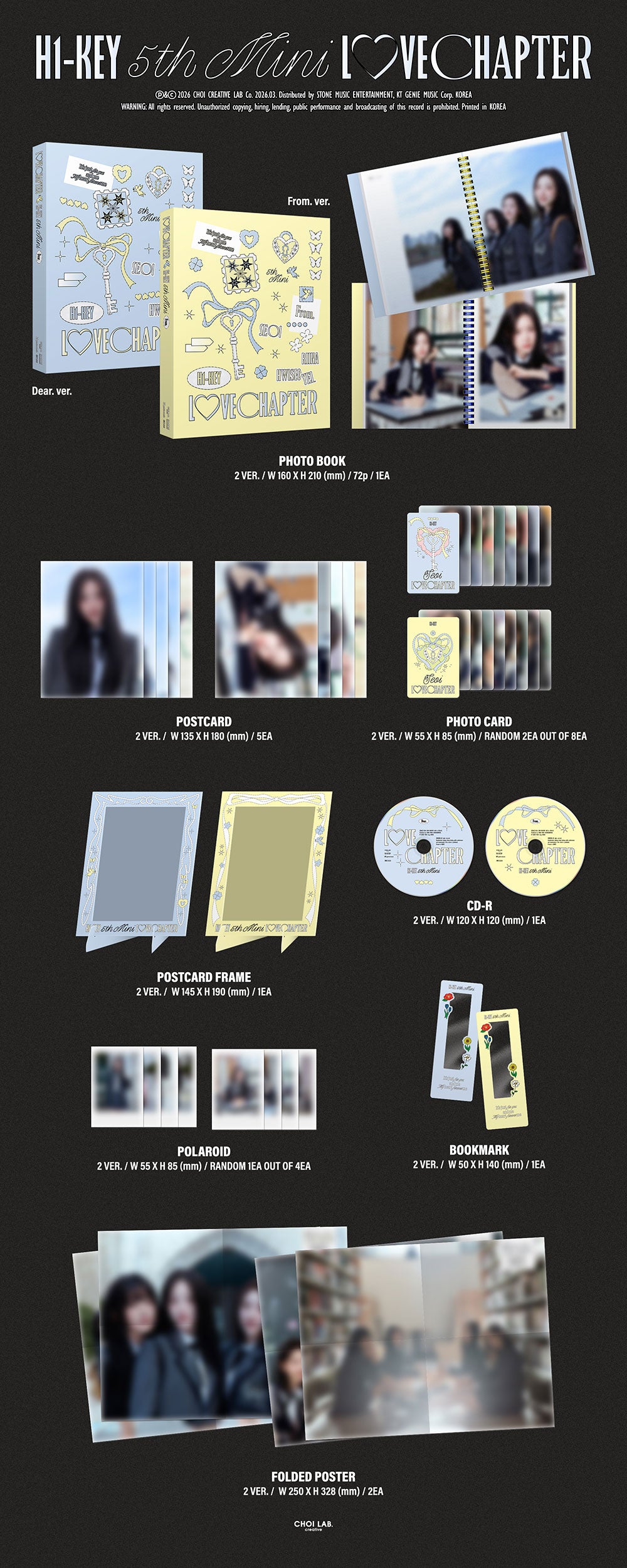 H1-KEY - LOVECHAPTER [5th Mini Album] gallery image 1