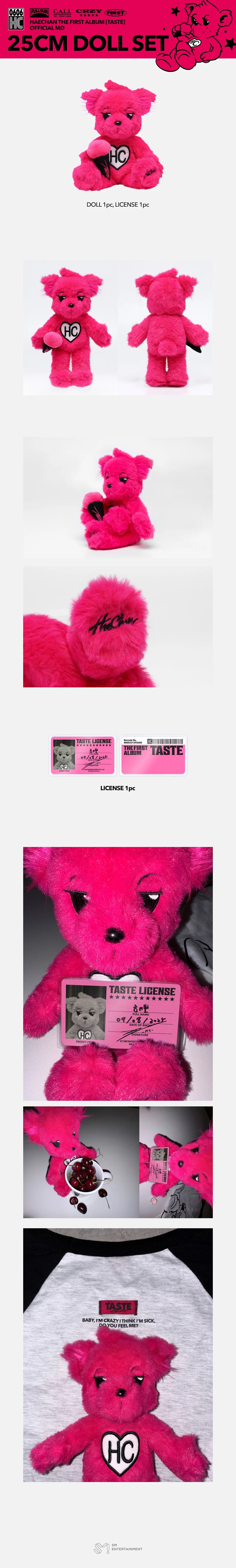 [PRE-ORDER] HAECHAN - 25CM Doll Set [The 1st Album 'TASTE' Official MD]