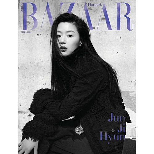 Jun Ji Hyun Cover Version C - Harper&#39;s BAZAAR April 2024 Main Image