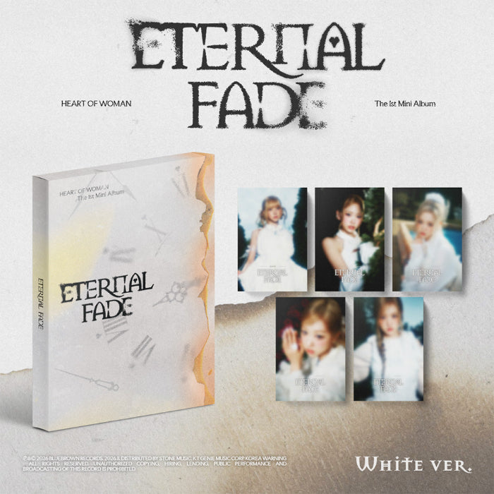 HEART OF WOMAN ETERNAL FADE 1st Mini Album WHITE Ver - main image