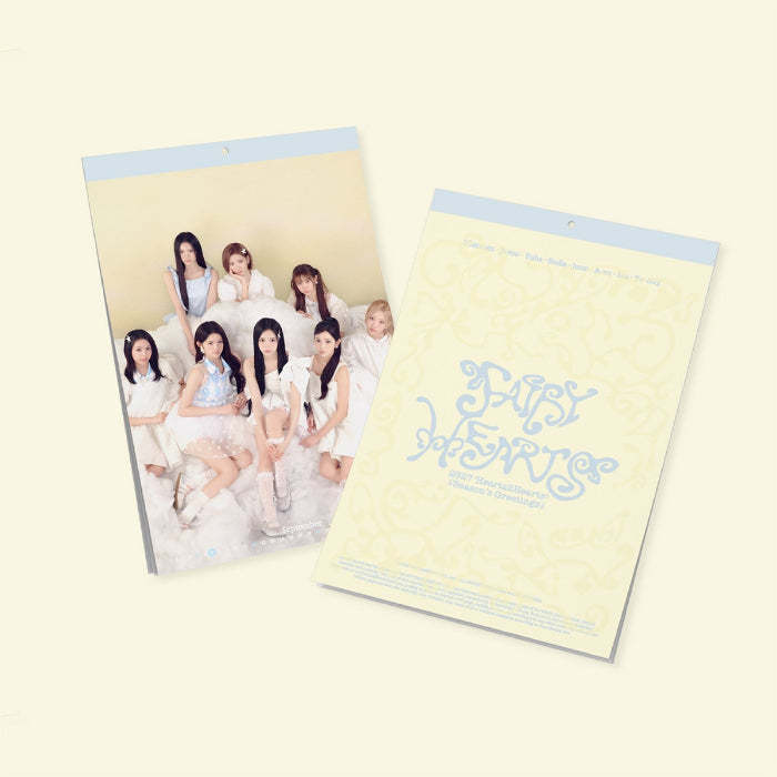 Hearts2Hearts 2027 Seasons Greetings Wall Calendar FAIRY HEARTS - main image