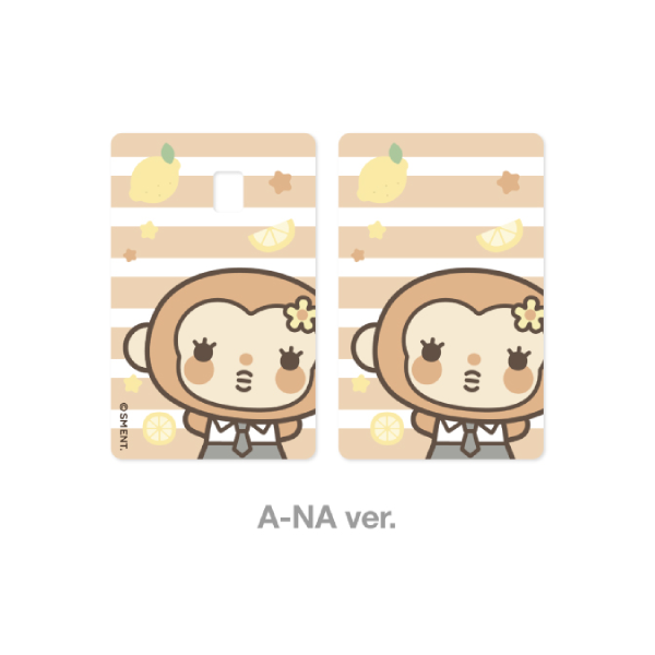Hearts2Hearts Card Cover Sticker Set 2nd Mini Album Lemon Tang POP UP Official MD A-NA Ver - main image