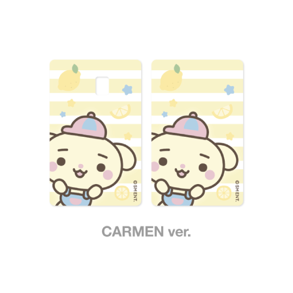Hearts2Hearts Card Cover Sticker Set 2nd Mini Album Lemon Tang POP UP Official MD CARMEN Ver - main image