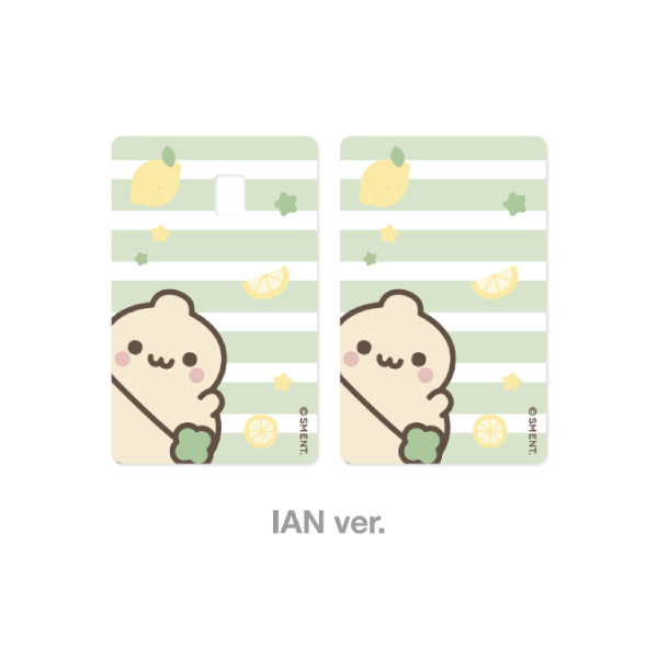 Hearts2Hearts Card Cover Sticker Set 2nd Mini Album Lemon Tang POP UP Official MD IAN Ver - main image
