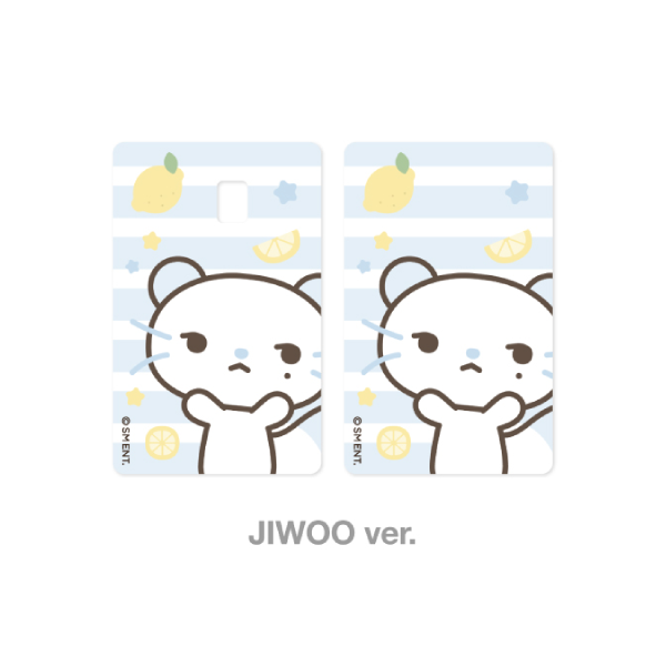 Hearts2Hearts Card Cover Sticker Set 2nd Mini Album Lemon Tang POP UP Official MD JIWOO Ver - main image
