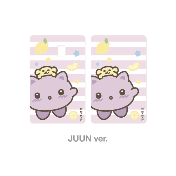 Hearts2Hearts Card Cover Sticker Set 2nd Mini Album Lemon Tang POP UP Official MD JUUN Ver - main image