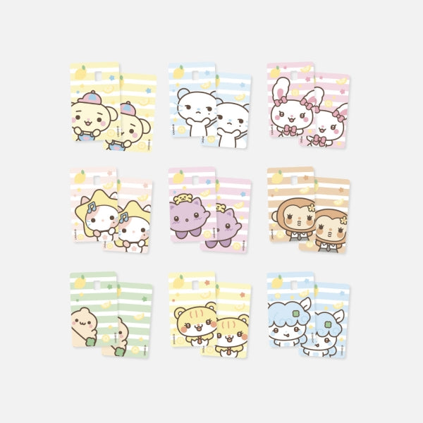 Hearts2Hearts Card Cover Sticker Set 2nd Mini Album Lemon Tang POP UP Official MD - main image