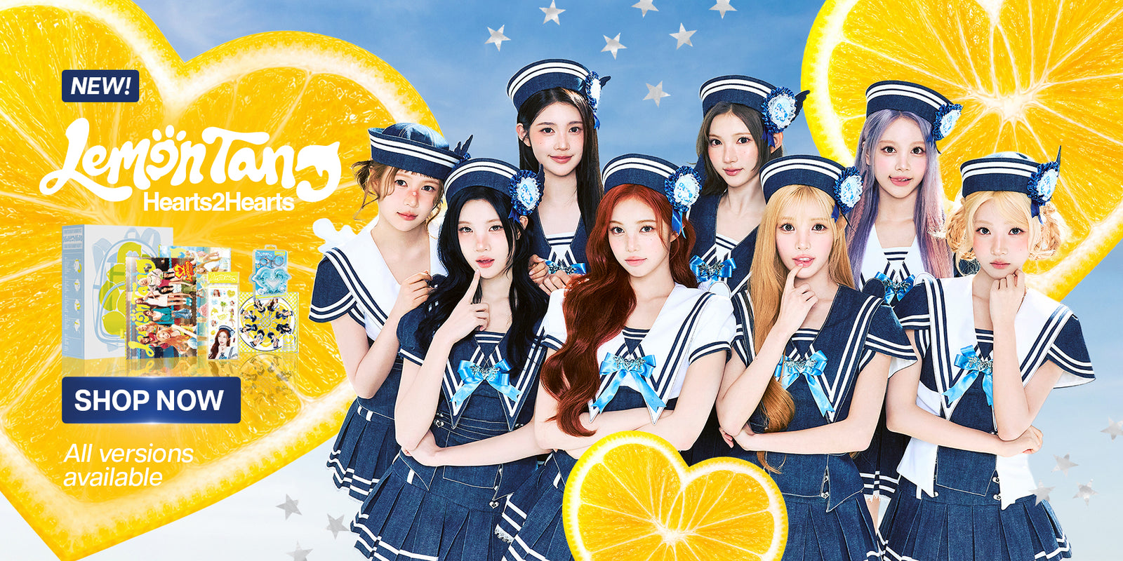 Hearts2Hearts Lemon Tang Album - Banner
