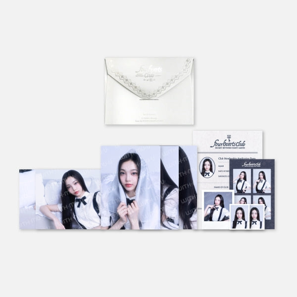 Hearts2Hearts Postcard Set Four Hearts Club Official MD - main image