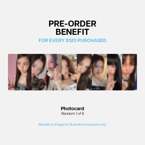 Hearts2Hearts The 1st Mini Album FOCUS Official MD - Pre-Order Benefit
