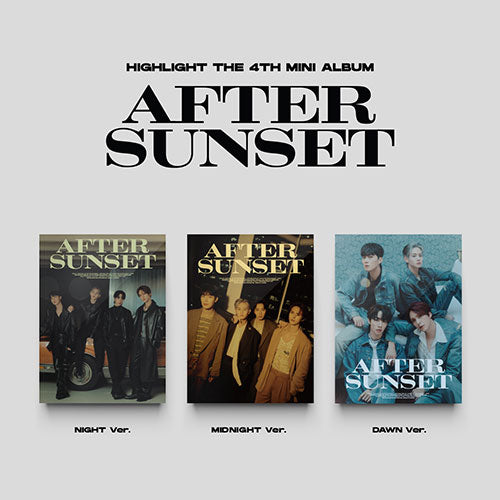 Highlight - AFTER SUNSET 4th Mini Album 3 variations - main image