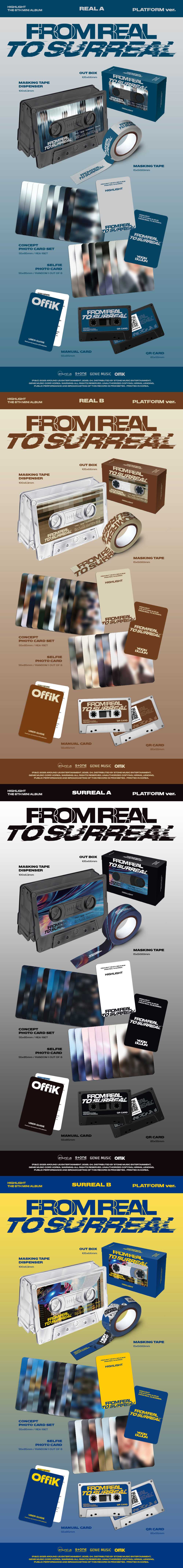 Highlight - From Real to Surreal [6th Mini Album - Platform Ver.]