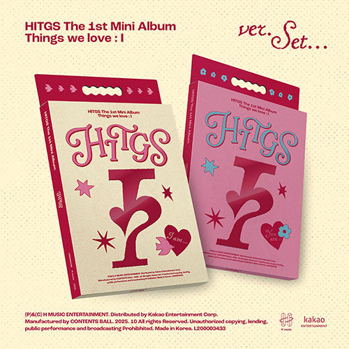 HITGS Things we love I 1st Mini Album - main image