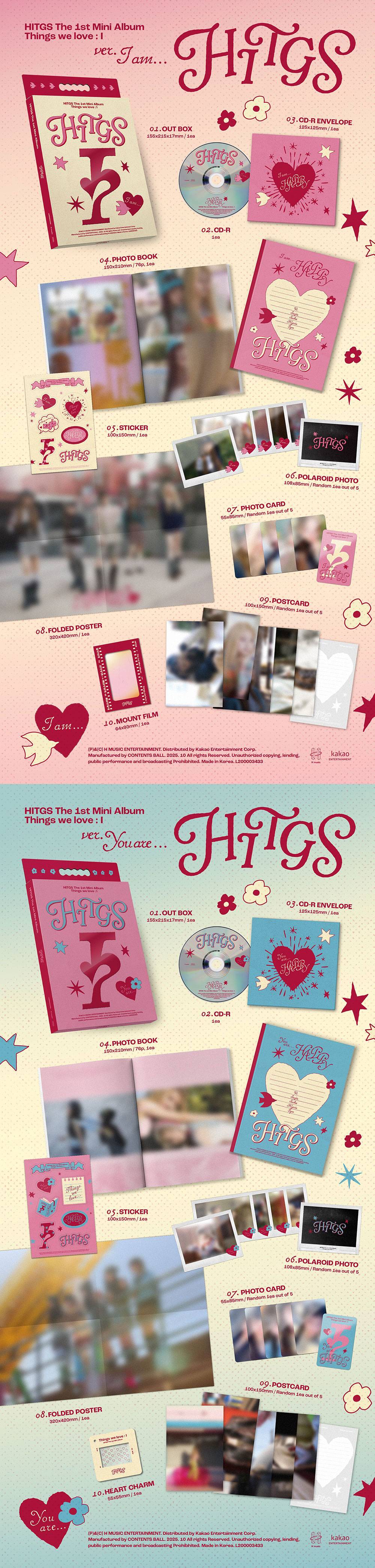 HITGS - Things we love : I [1st Mini Album]