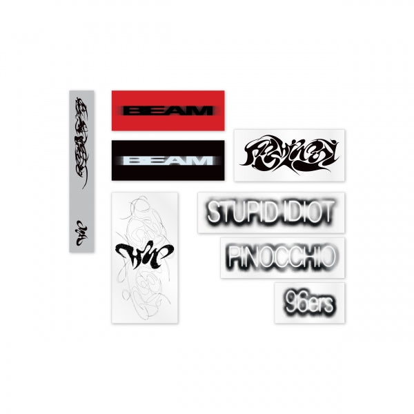 HOSHI X WOOZI Laptop Sticker Set 1st Single Album BEAM POP UP Store Official MD - main image
