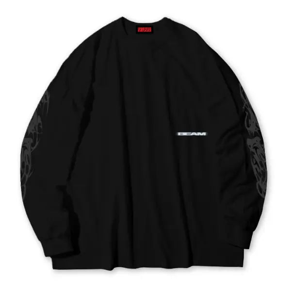 HOSHI X WOOZI Long Sleeve T Shirt 1st Single Album BEAM POP UP Store Official MD - Black Version