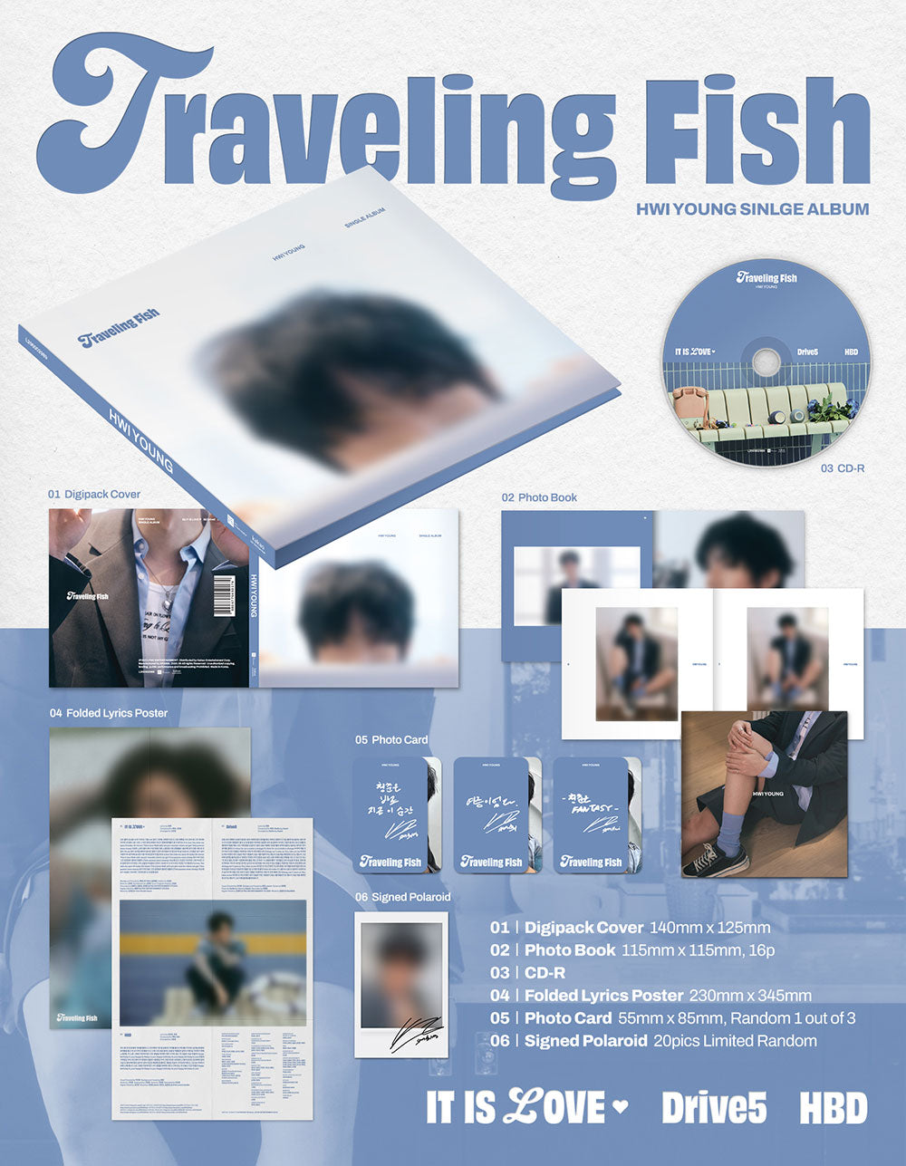 Hwi Young - Traveling Fish [1st Single Album]