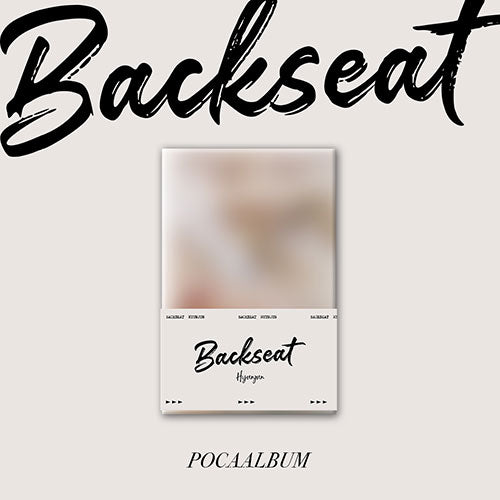 Hyunjun Backseat 5th Single Album - POCA Version main image